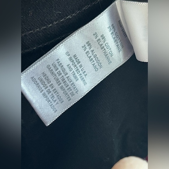 MISA NWT Star Cropped Flare Silver Grommet/Studded Fringe Hem Black Jeans - Picture 7 of 10